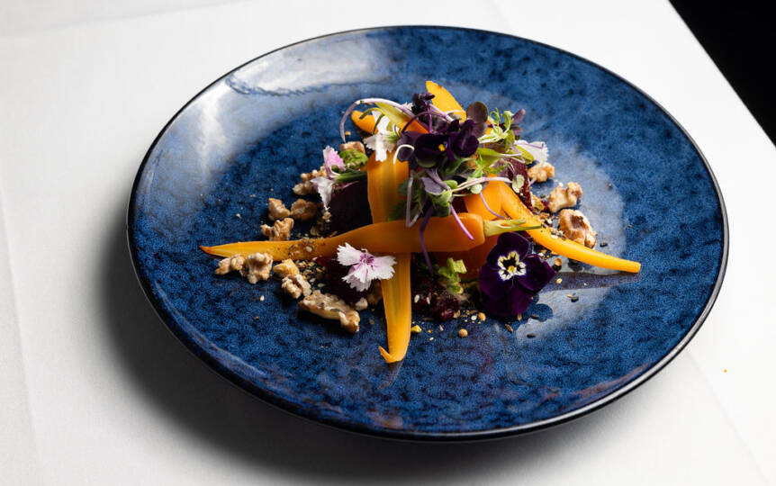 Vegetarian and plant focused fine dining options at The Regent Room, Rotorua